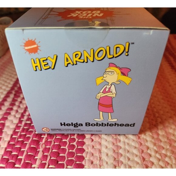 Hey Arnold Helga Bobblehead By Culturefly Nickbox NWT 2018 - Picture 4 of 5